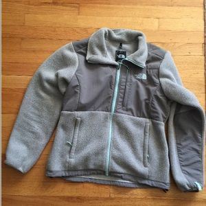 Womens grey north face jacket